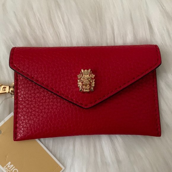 Michael Kors Red Key & Card Holder - Picture 2 of 5